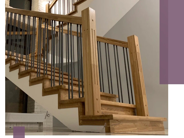 Реставрация деревянных и металлических лестниц в Иркутске