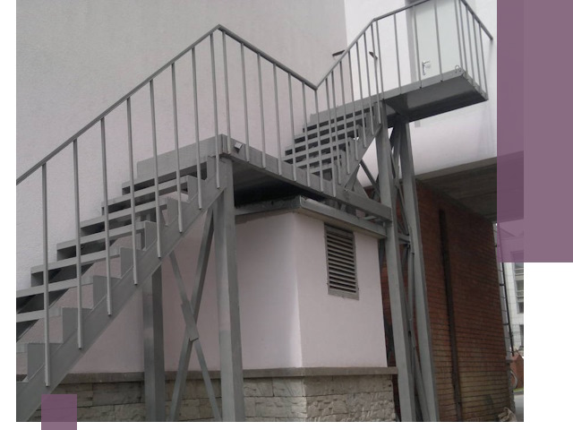 Монтаж пожарных лестниц под ключ в Иркутске с гарантией качества