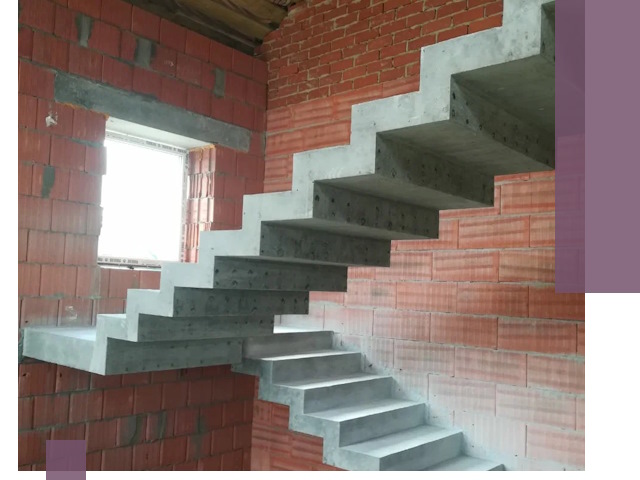 Бетонные лестницы под ключ в Иркутске: монтаж, демонтаж, ремонт