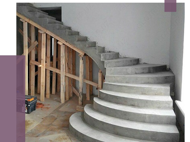 Изготовление бетонных лестниц под ключ в Иркутске от 20317 руб. | ПРОЛЁТ-Ркт