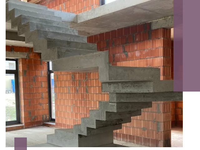 Изготовление бетонных лестниц под ключ в Иркутске