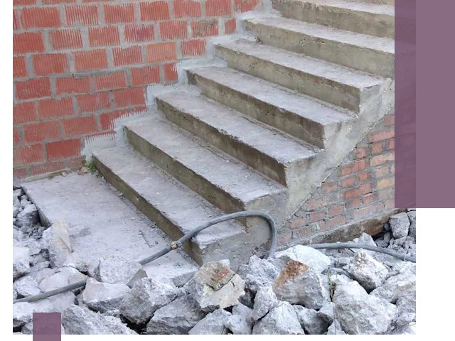 Демонтаж бетонных лестниц в Иркутске: быстро и безопасно