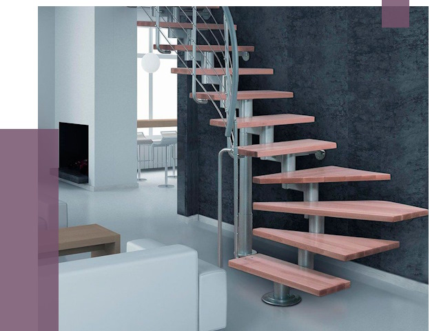 Модульные лестницы в Иркутске от 17191 руб. — купить в ПРОЛЁТ-Ркт