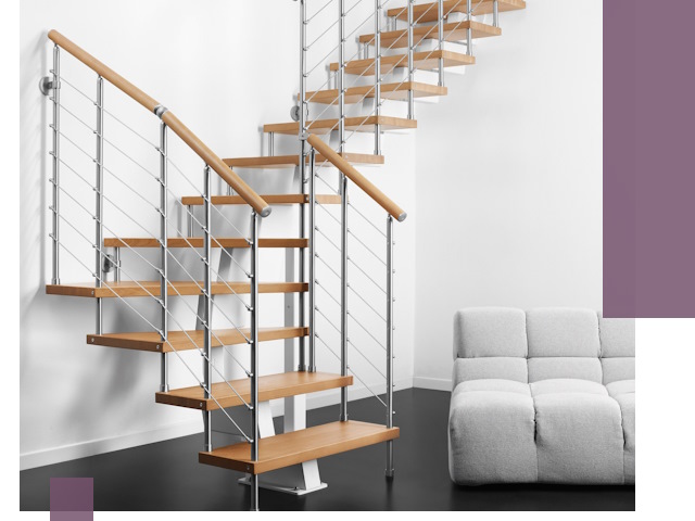 Модульные лестницы под ключ в Иркутске — монтаж и изготовление