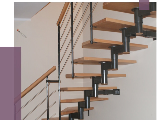 Изготовление модульных лестниц в Иркутске от 11721 руб. 