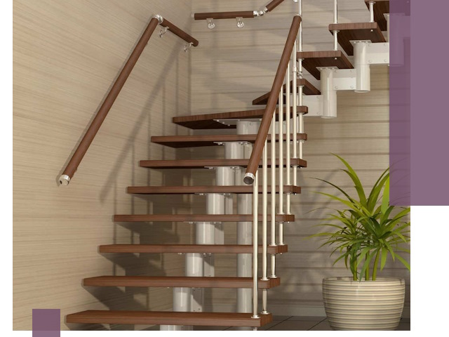 Изготовление модульных лестниц под ключ в Иркутске