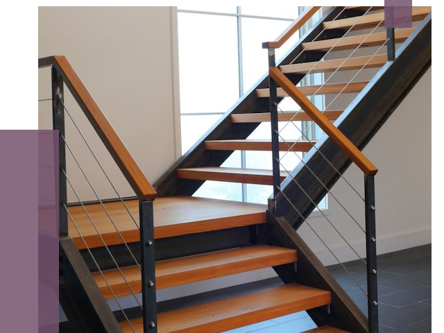 Изготовление лестниц на металлокаркасе в Иркутске от 19275 руб. | ПРОЛЁТ-Ркт