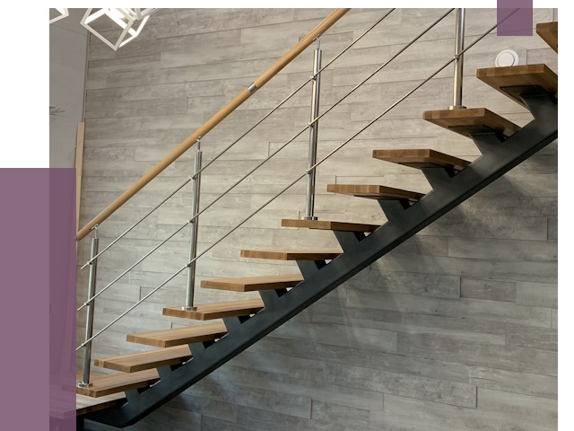 Изготовление лестниц на монокосоуре в Иркутске от 77622 руб. 