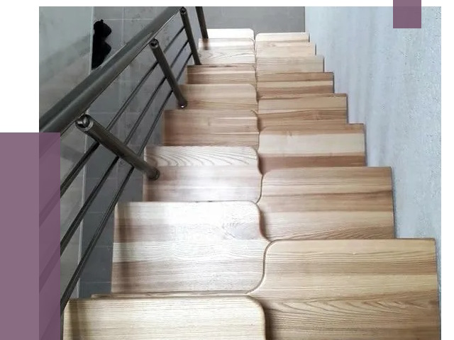 Лестницы гусиный шаг в Иркутске от 13284 руб. под ключ | ПРОЛЁТ-Ркт