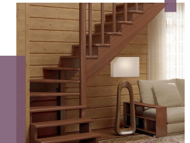 Лестницы эконом класса в Иркутске от 18598 руб. бюджетные решения