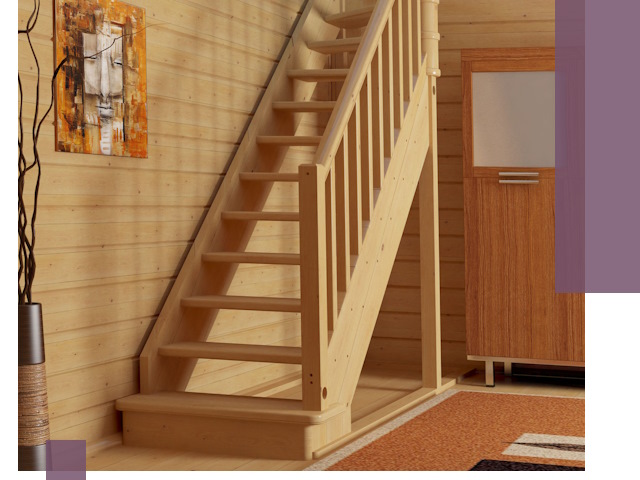 Лестницы эконом класса под ключ в Иркутске — недорого и быстро