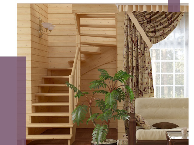 Лестницы для дачи в Иркутске от 77361 руб.  | ПРОЛЁТ-Ркт