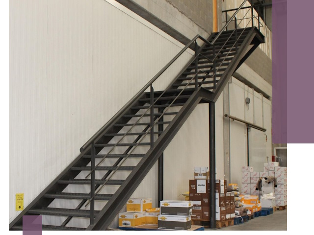 Лестницы для производства в Иркутске — изготовление и монтаж