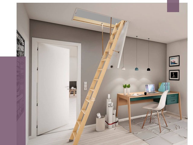 Чердачные лестницы в Иркутске — от 14847 руб. | ПРОЛЁТ-Ркт