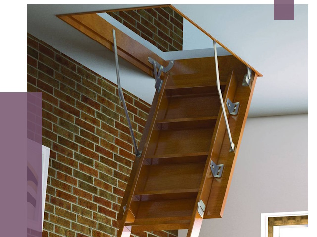 Установка чердачной лестницы в Иркутске от 7971 руб. | ПРОЛЁТ-Ркт