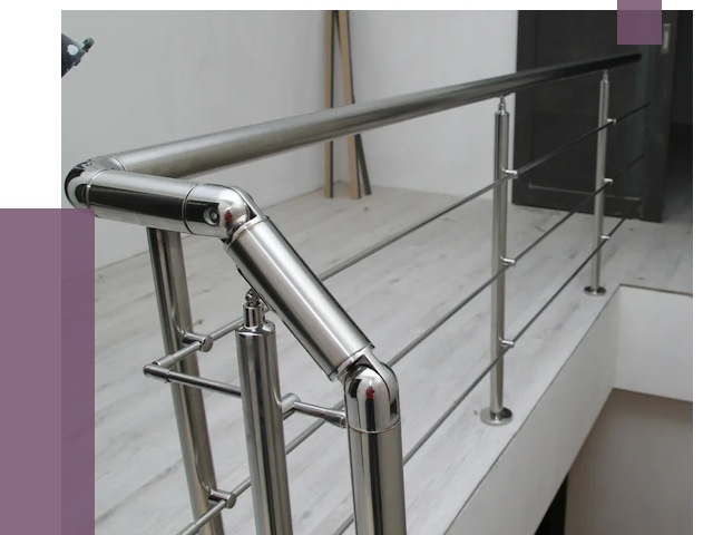 Перила из нержавеющей стали в Иркутске от 9169 руб. под ключ | ПРОЛЁТ-Ркт