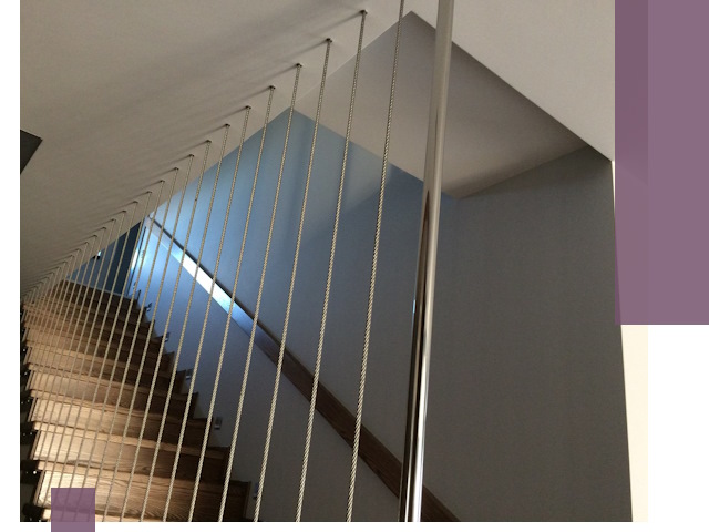 Тросовые перила под ключ в Иркутске — производство и монтаж