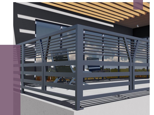 Изготовление балконных ограждений в Иркутске от 10940 руб. | ПРОЛЁТ-Ркт