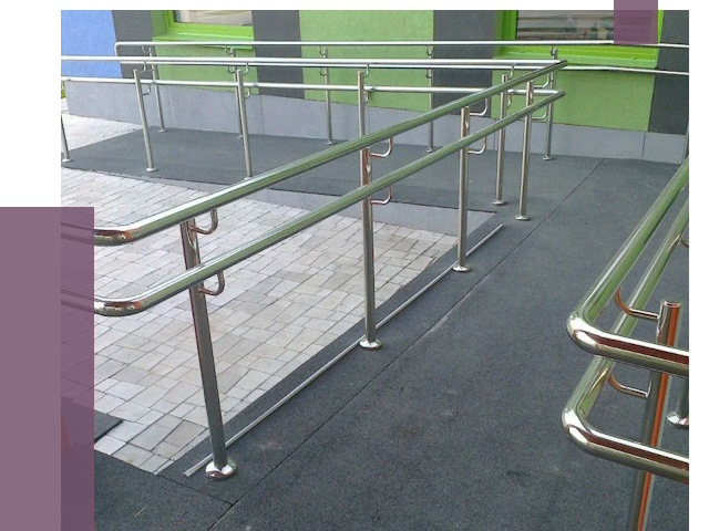 Ограждения пандусов в Иркутске от 4428 руб. монтаж | ПРОЛЁТ-Ркт