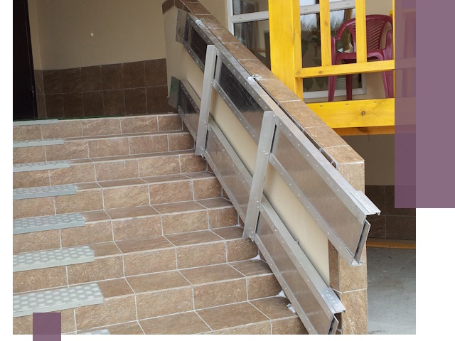 Откидные пандусы под ключ в Иркутске — монтаж и демонтаж