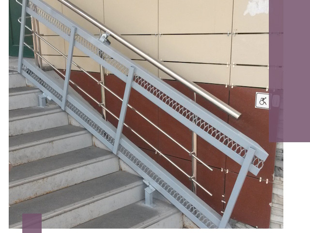 Изготовление откидных пандусов под ключ в Иркутске