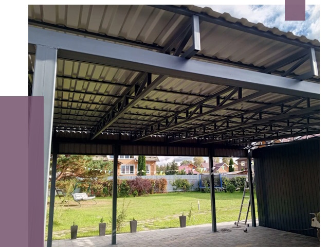 Монтаж навесов в Иркутске от 7502 руб. — установка навеса | ПРОЛЁТ-Ркт