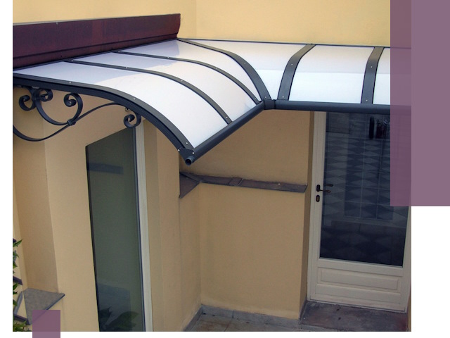 Монтаж козырьков любой сложности в Иркутске под ключ