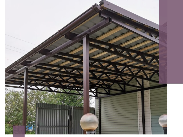 Навесы под ключ в Иркутске: изготовление, монтаж и гарантия