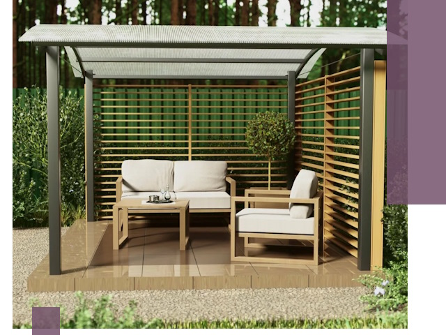 Навесы для дачи в Иркутске: изготовление, монтаж и демонтаж