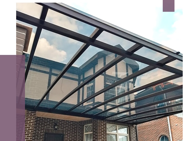 Навесы из поликарбоната в Иркутске от 8773 руб. под ключ — ПРОЛЁТ-Ркт