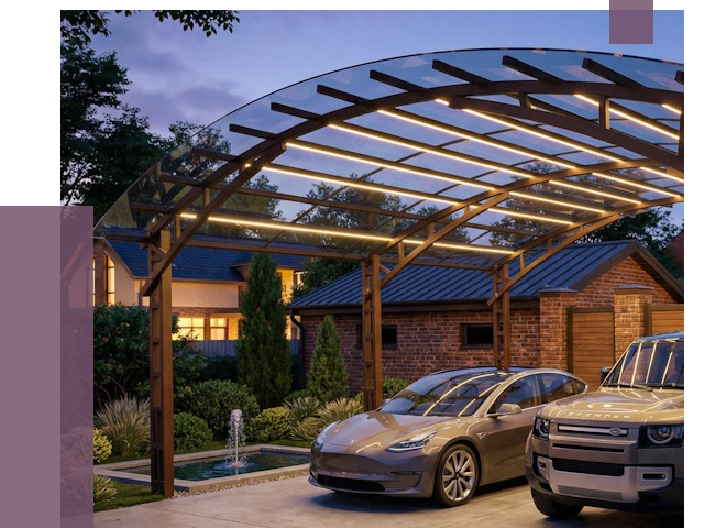 Металлические навесы в Иркутске от 12920 руб. под ключ — ПРОЛЁТ-Ркт