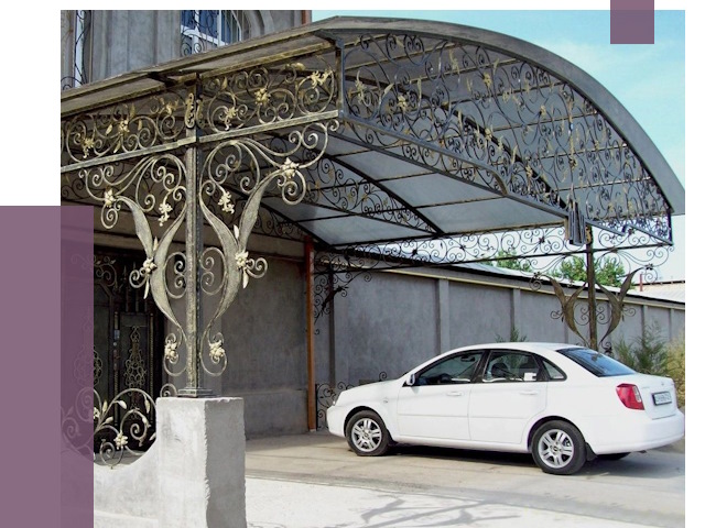 Кованые навесы в Иркутске от 14847 руб. | ПРОЛЁТ-Ркт