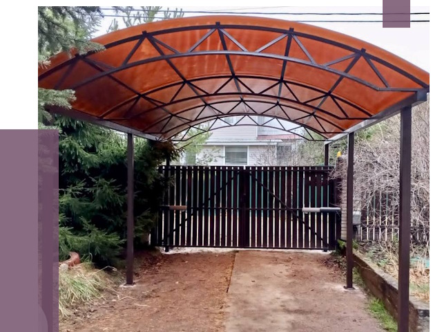 Арочные навесы в Иркутске от 12972 руб. — изготовление и монтаж | ПРОЛЁТ-Ркт