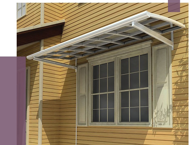 Козырьки над окнами в Иркутске от 7762 руб. — монтаж, покупки | ПРОЛЁТ-Ркт