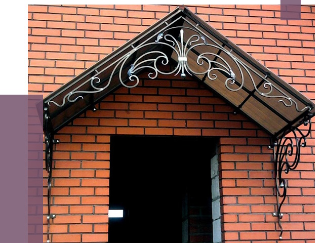 Металлические козырьки в Иркутске от 10888 руб. 