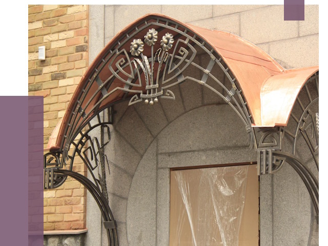 Арочные козырьки в Иркутске от 14847 руб. 