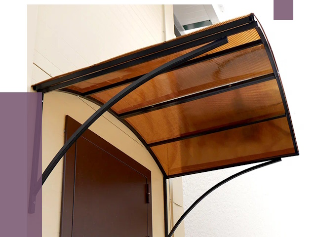 Недорогие козырьки в Иркутске от 7731 руб.  | ПРОЛЁТ-Ркт