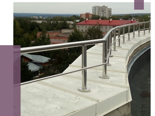 Парапеты и ограждения кровли в Иркутске от 5053 руб.