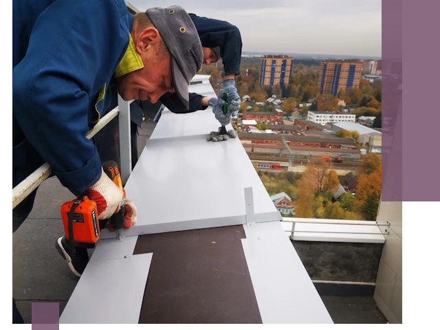 Монтаж парапетов в Иркутске — установка прочных металлических ограждений