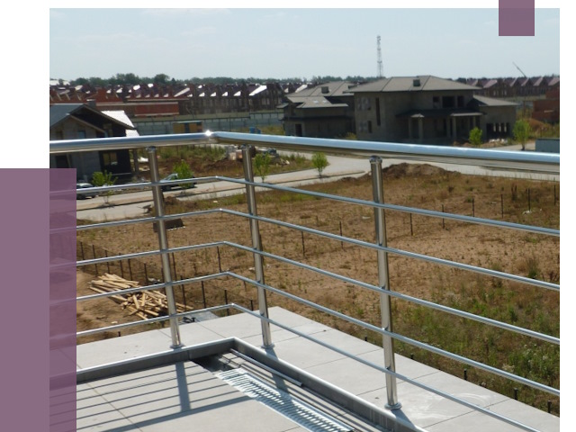 Парапеты из нержавеющей стали в Иркутске от 8127 руб. за м² | ПРОЛЁТ-Ркт