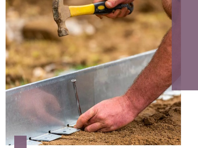 Монтаж металлических бордюров в Иркутске быстро и качественно