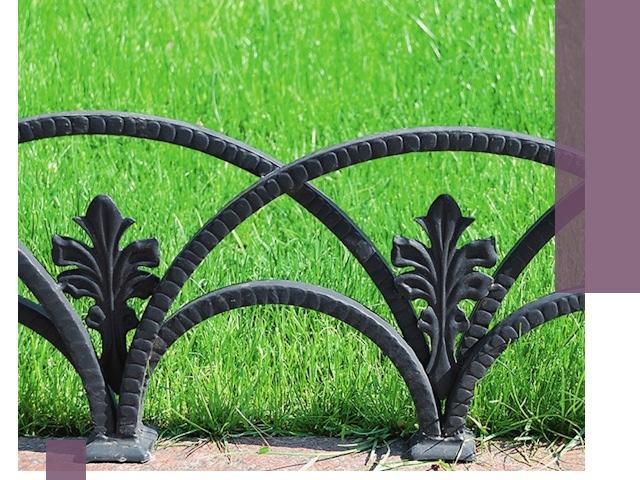 Декоративные металлические бордюры под ключ в Иркутске