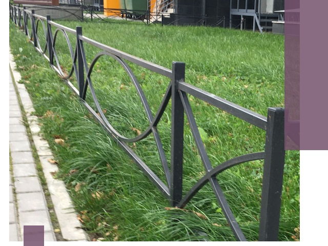 Газонные ограждения из металла в Иркутске — монтаж и продажа