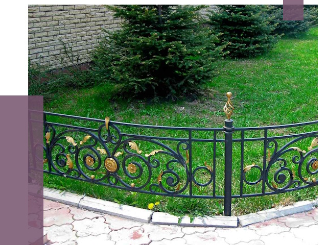 Кованые газонные ограждения в Иркутске от 7762 руб. — ПРОЛЁТ-Ркт