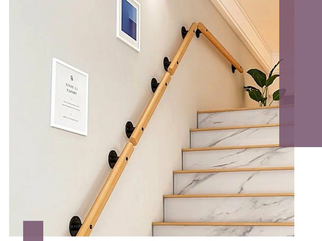 Поручни металлические и деревянные под ключ в Иркутске