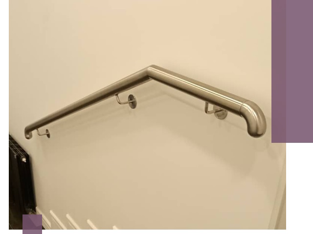 Изготовление пристенных поручней в Иркутске под ключ за сроки