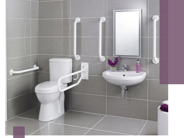 Поручни для санузлов в Иркутске: установка, ремонт и монтаж