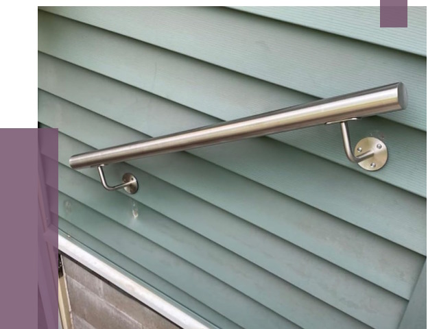 Поручни из нержавеющей стали в Иркутске от 7814 руб.  | ПРОЛЁТ-Ркт