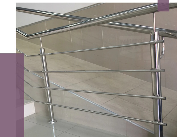 Изготовление поручней из нержавеющей стали в Иркутске